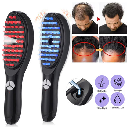 Escova de luz crescimento capilar, Deixa o cabelo mais liso e saudável